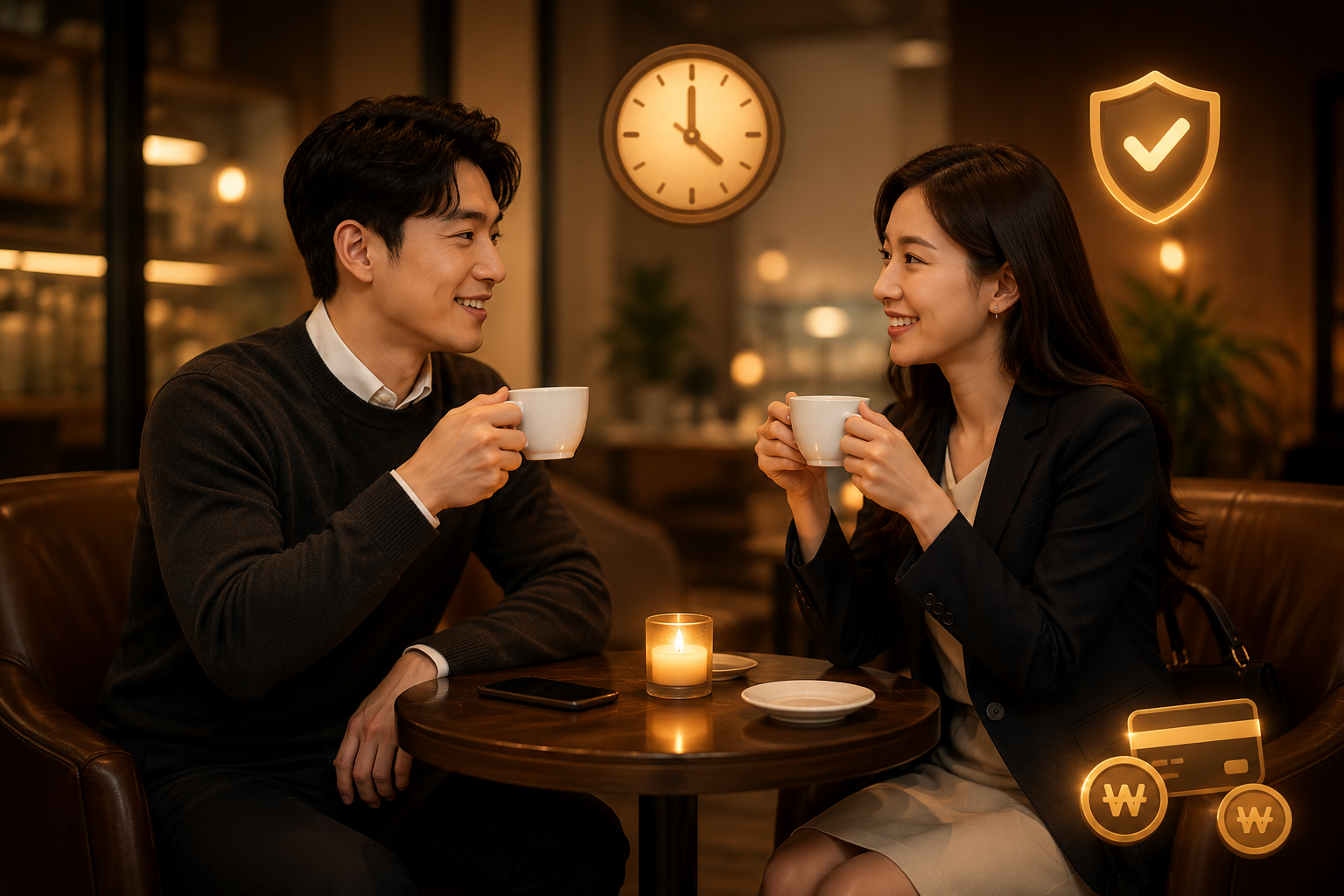 2주에 한 번, 매칭 파트너를 제안합니다 포인트 이미지