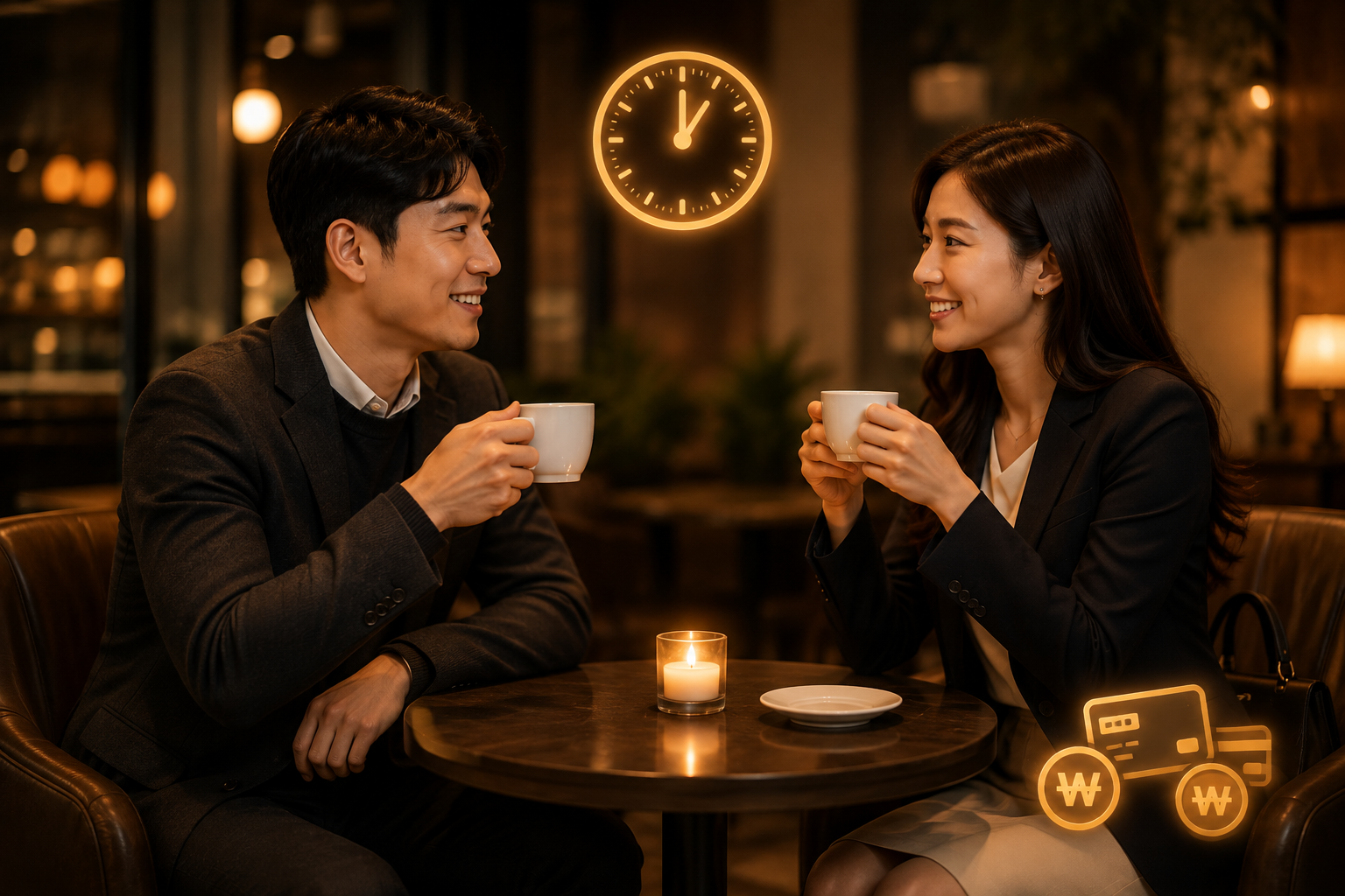 첫 만남은 카페에서 가볍게 60분 포인트 이미지